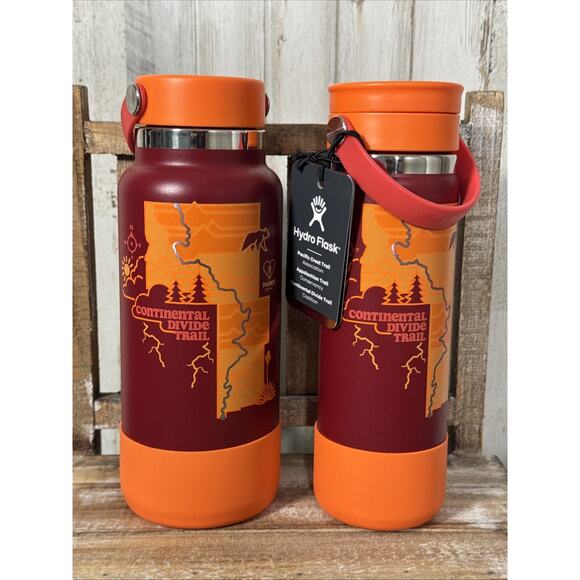 2021 Hydro Flask Limited Edition Trail Series Water Bottle Hiking Set Of 6 - Picture 5 of 16